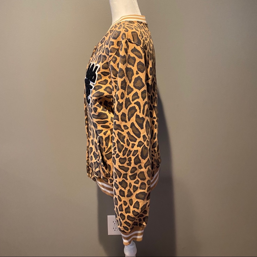 Wesc Leopard Print Varsity Jacket - image 2